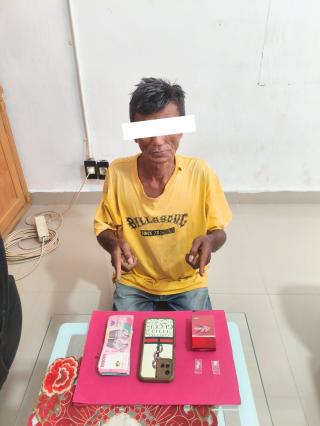 Polsek Mandau Ungkap Dugaan Penyalahgunaan Sabu, Satu Pria Diamankan